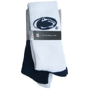 premier crew socks Penn State Athletic Logo 2pk